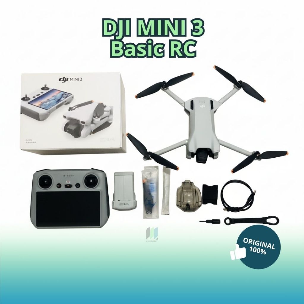 DJI Mini 3 Basic with RC (Drone Second 4K Portrait Camera)