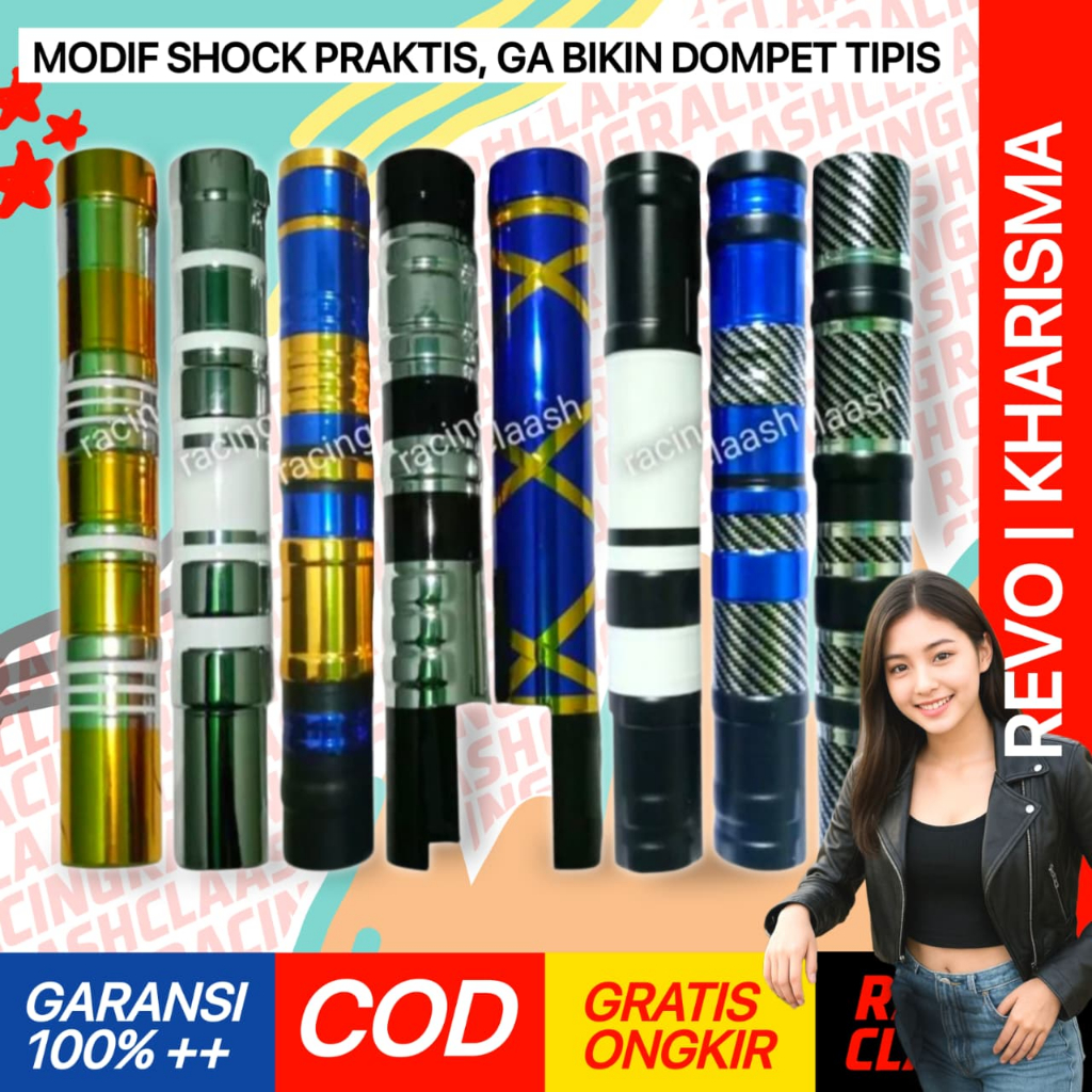 Racing Claash Cover Shock Depan Kharisma Revo Cover Shockbreaker Sok Revo Kharisma Fit Fi 125 100 1