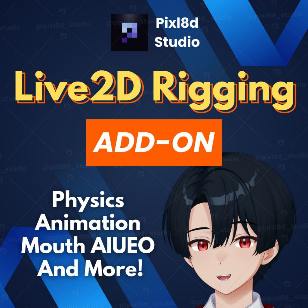 Jasa Komisi Rigging Karakter Model Anime Vtuber Live2D [Versi ADD-ON]