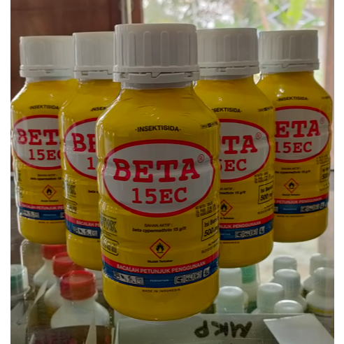 BETA 15 EC 500 ML | Insektisda Beta Sipermetrin 15 gr/lt | Rcacun Belalang dan ulat