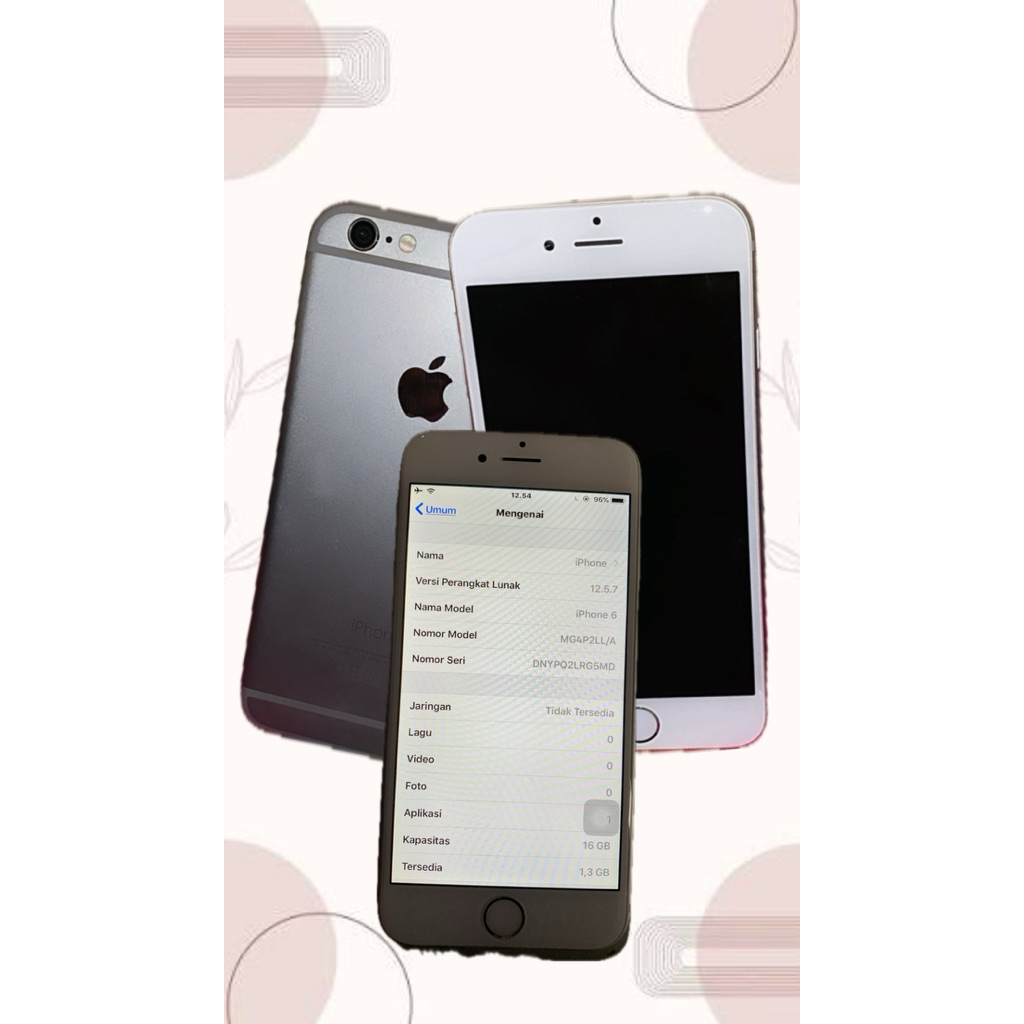 iphone 6/16GB wifi only(second)