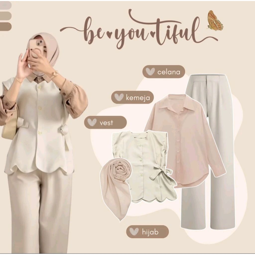 One Set Outfit Wanita Kekinian