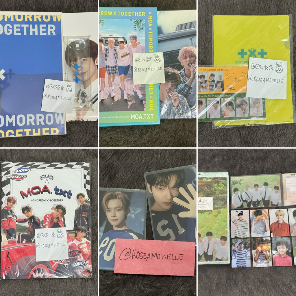 txt membership kit moakit moa - yeonjun soobin beomgyu taehyun hueningkai