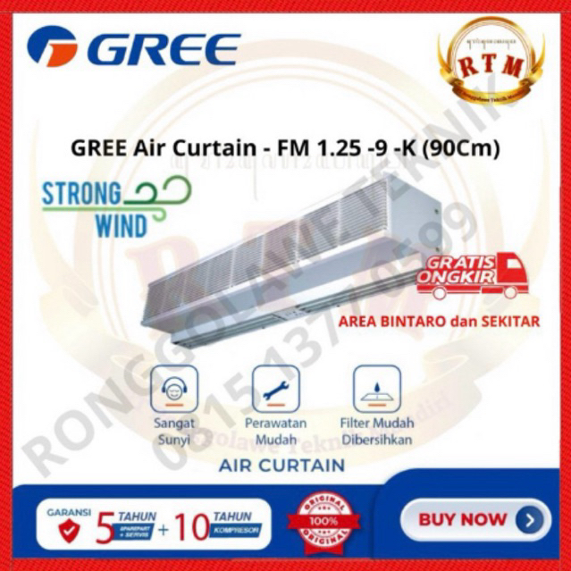 GREE AIR CURTAIN GREE Air Curtain - FM 1.25 -9 -K (90Cm)
