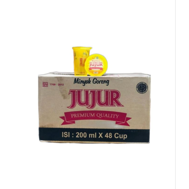JUJUR 200ML Minyak Goreng (Isi 48 Cup)