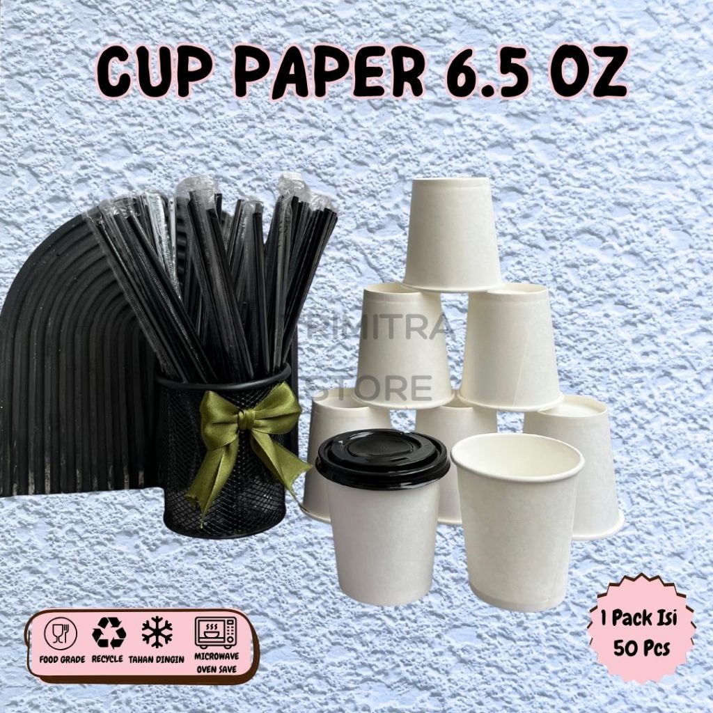 Paper Cup Tahan Panas / Gelas Kertas Minuman / Paper Cup Polos