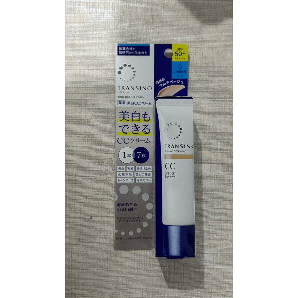 Transino Tone Up CC Cream Beige SPF 50+ PA++++ — Made in Japan