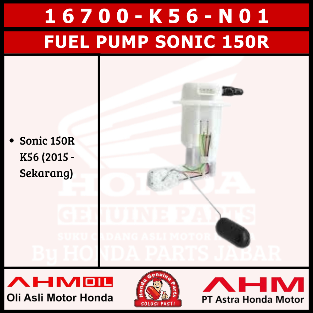 Fuel Pump Sonic 150R K56 16700K56N01