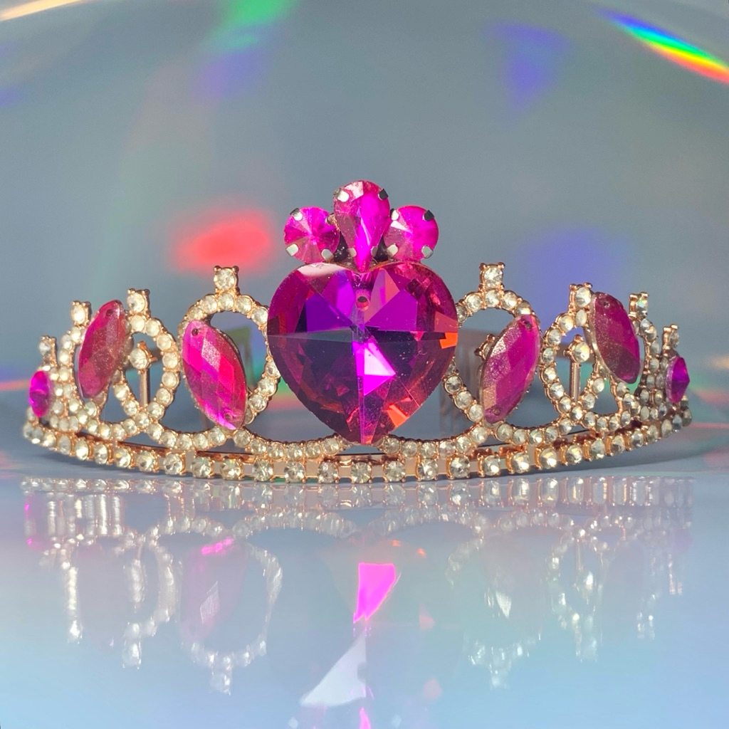 CROWN MAHKOTA DEWASA REMAJA BARBBIE PRINCESS CHARM SCHOOLL SWEET SEVENTEEN ACARA PESTA HADIAH GIFT P