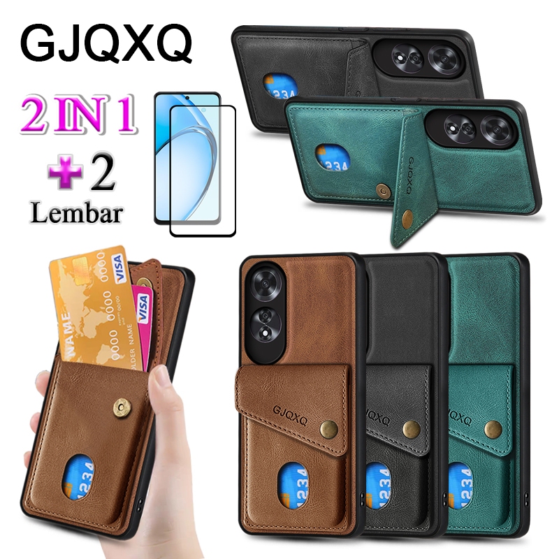 GJQXQ 2 In 1 Casing For OPPO A6 Pro A6 A60 A53 A54 A55 A31 A77S A57 4G F9 Find X8 F17 F19 Pro Case K