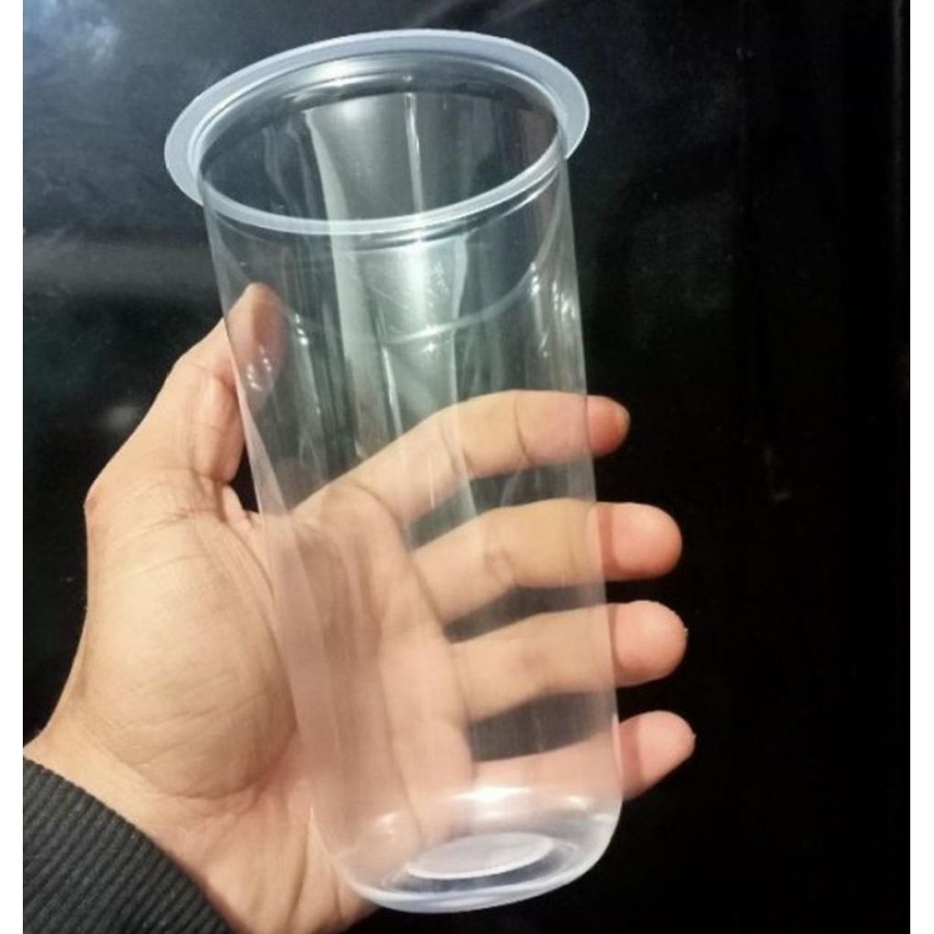 gelas cup gelas es teh jumbo isi 50 gelas 22 oz, gelas 12 oz, gelas plastik 16 oz