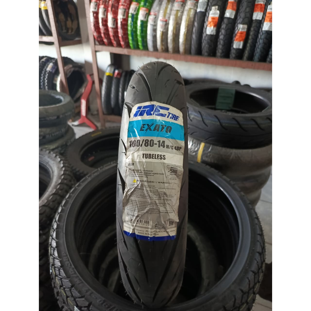 BAN MOTOR IRC EXATO 100/80-14 TUBELESS