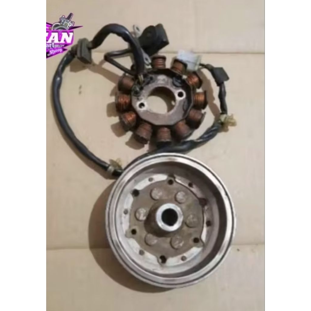 Spull+Magnet Honda Beat Karbu/Scoopy Karbu Original Copotan