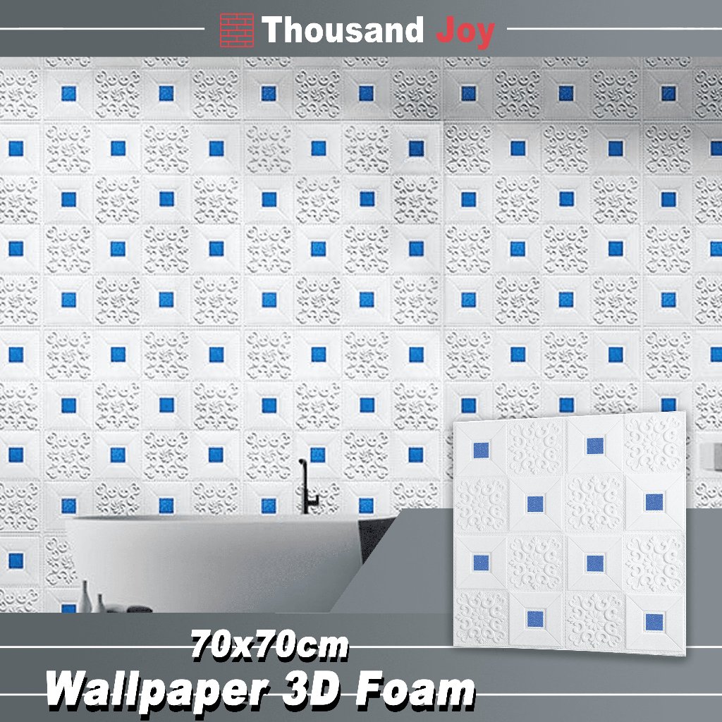 Thousand Joy-3D Wallpaper Sticker Dinding 70x70cm/70x77cm Wallpaper Dinding/Stiker Dinding/Wallpaper