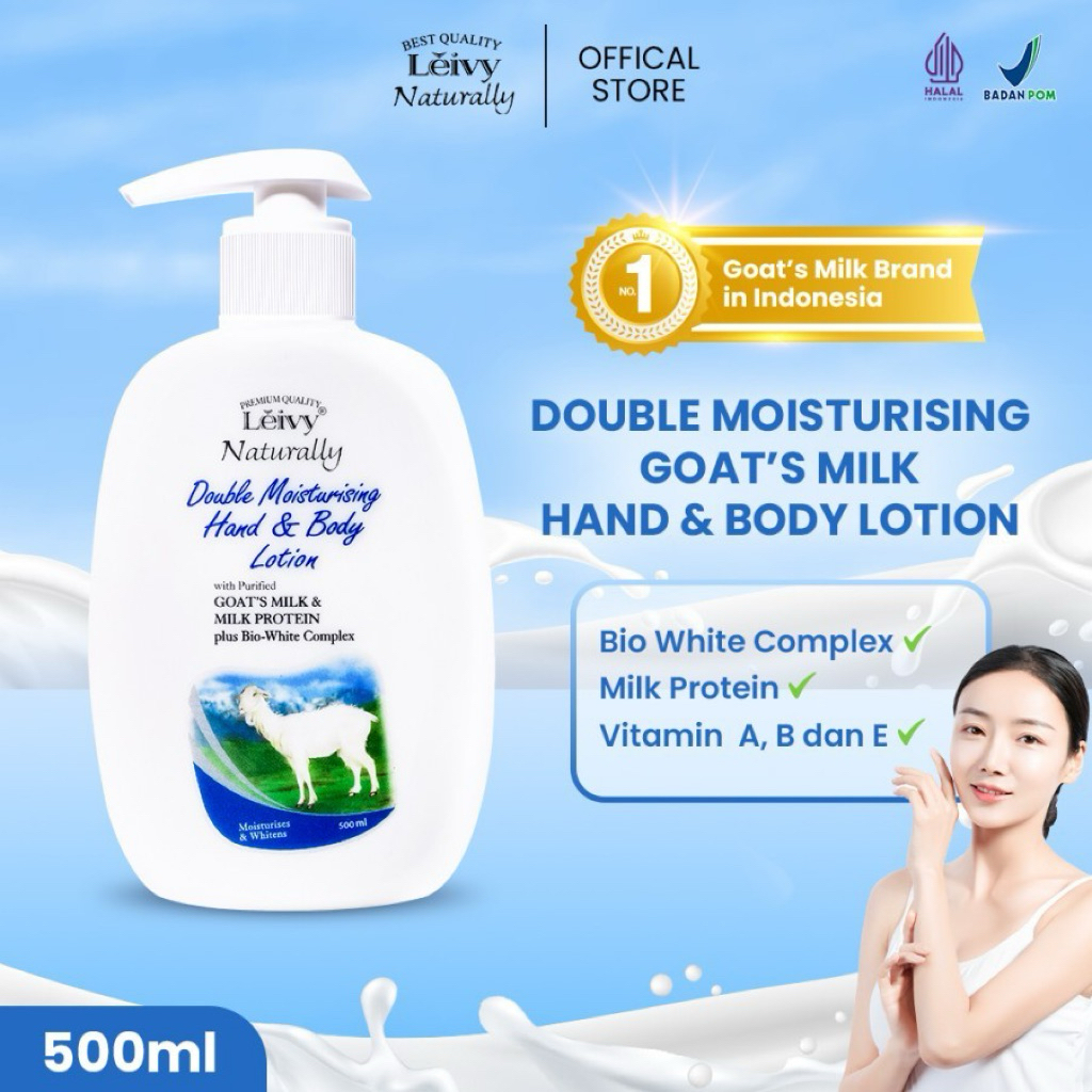 Leivy Goat's Milk Hand & Body Lotion