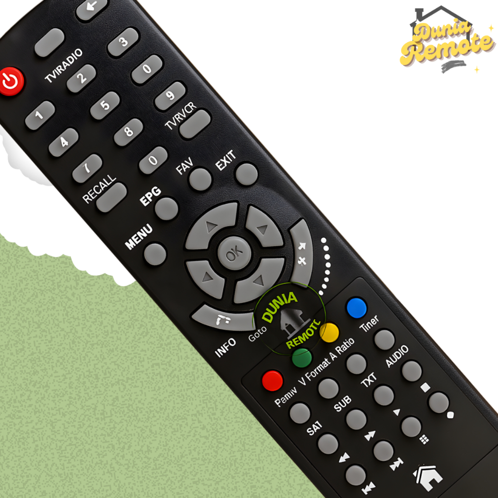 Remot / Remote Receiver Matrix Nusantara Tanaka TV RADIO Receiver