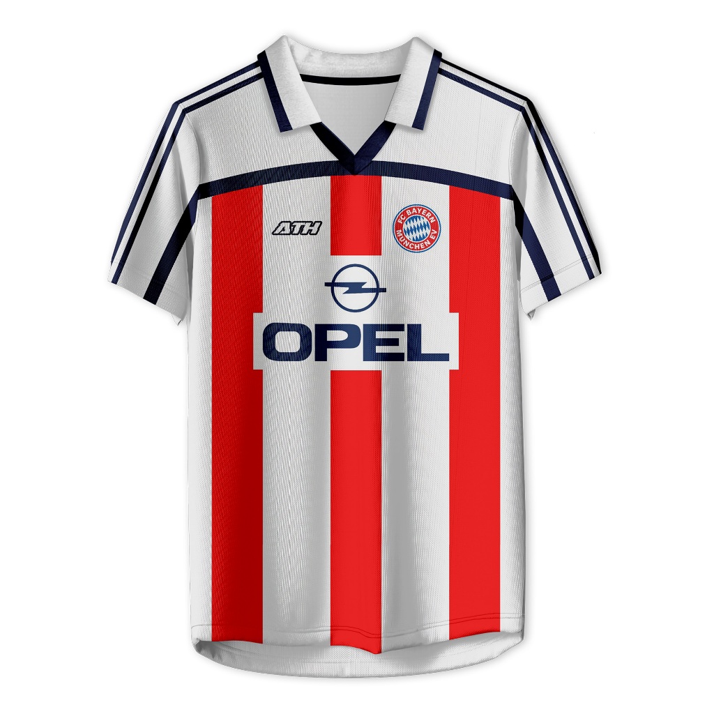 Jersey B4YERN Fantasy Away 2000-2001  Fullprinting - Atasan