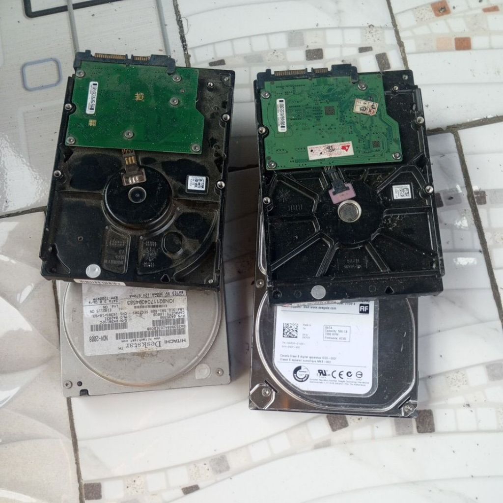 HDD Harddisk komputer Rusak model sata