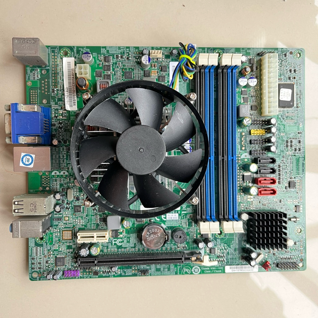 MOBO ACER H67 + CORE I5 2400 3.1GHZ  + FAN LGA 1155 DDR3 GEN2
