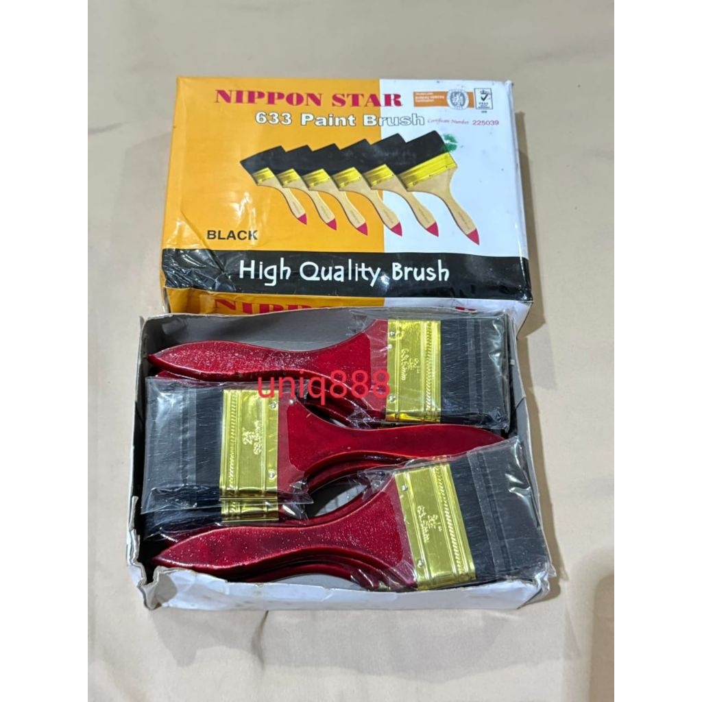 Kuas Cat Tembok  / Kuas Cat Tembok Bulu Hitam 2.5 inch