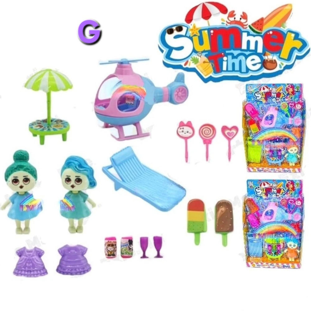 [ BISA COD ] FURNITURE VILLAKU (My Happy  Home Frozen Elsa Hello Kitty Mainan Furnitur Meja Makan Ta