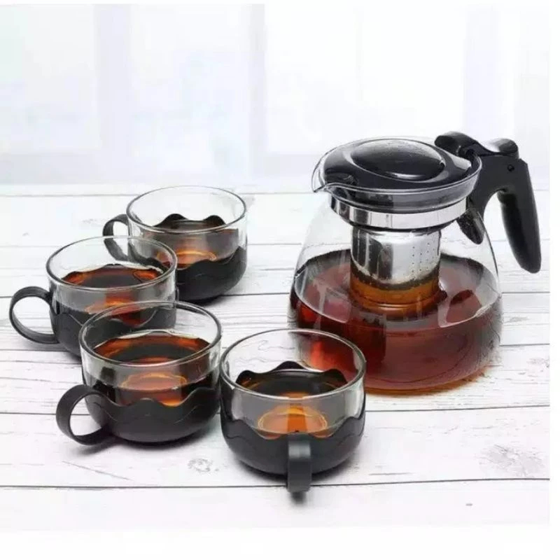 TEAPOT SET 5 IN 1 TEA POT SARINGAN SET 5 IN 1 TEAPOT SARINGAN TEAPOT WARNA