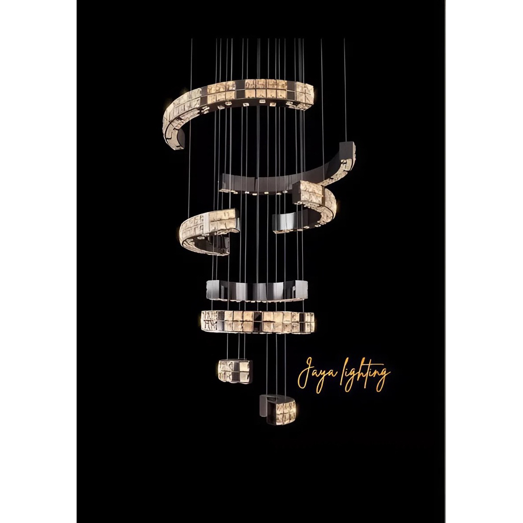 Lampu Gantung Ring Minimalis Ruang Tamu Elegan