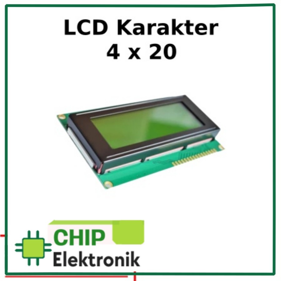 LCD Character 4 x 20 LCD Karakter 4 Baris 20 Kolom