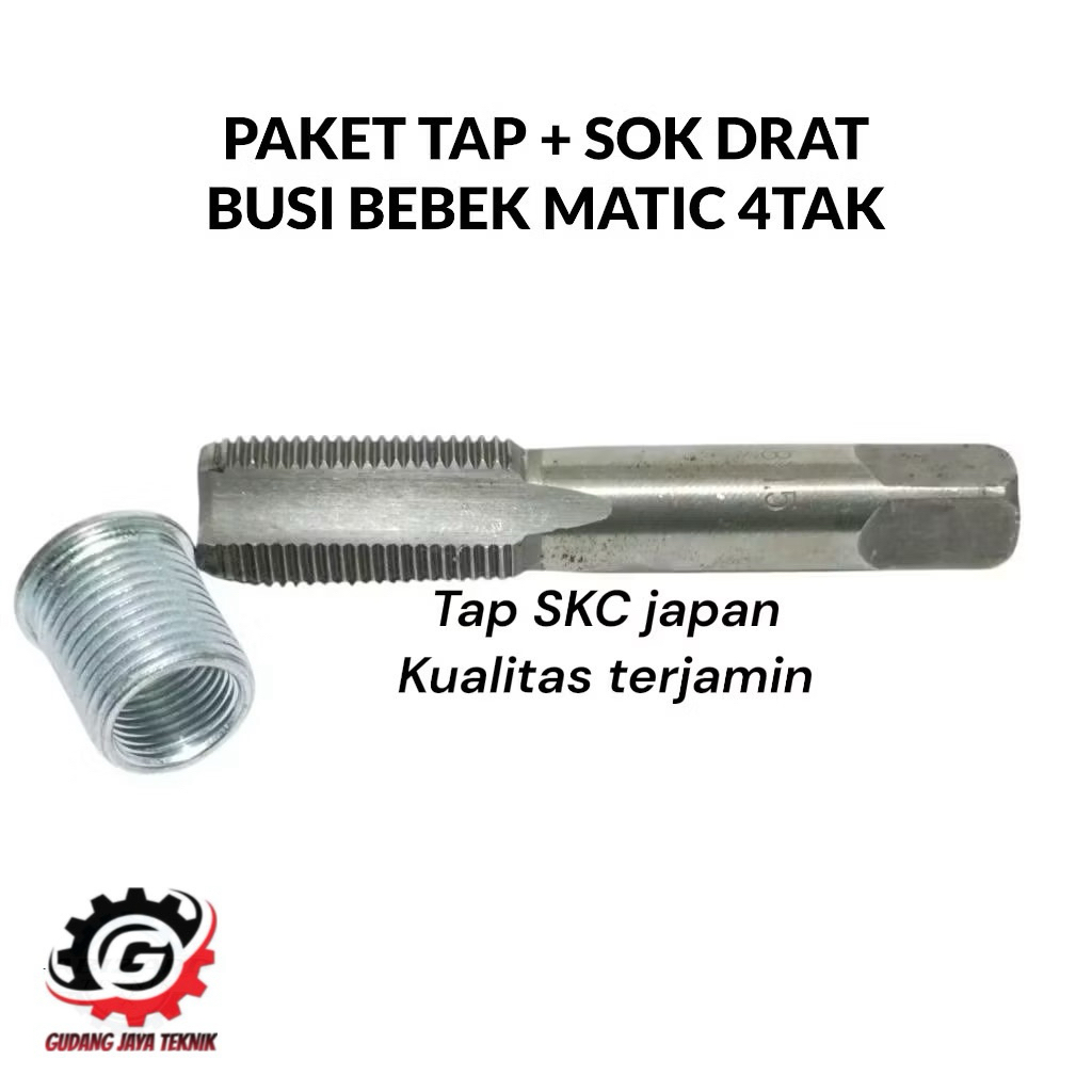 paket tap set bosh drat sok drat busi motor bebek matic grand supra c7 4tak