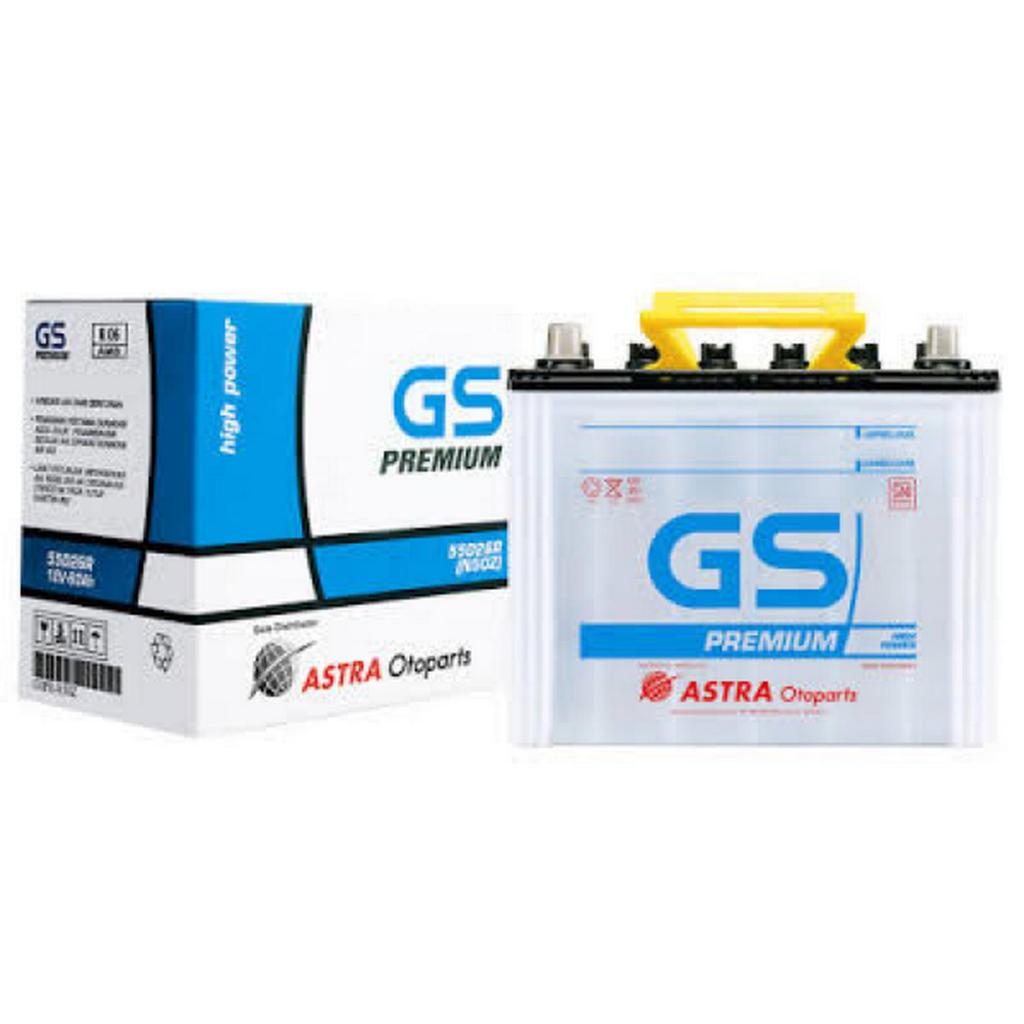 [SULTENG] Baterai Aki Basah GS N50 12V 50AH / Aki Basah GS 12V 50 AH Aki Accu Aki GS 50A N50L