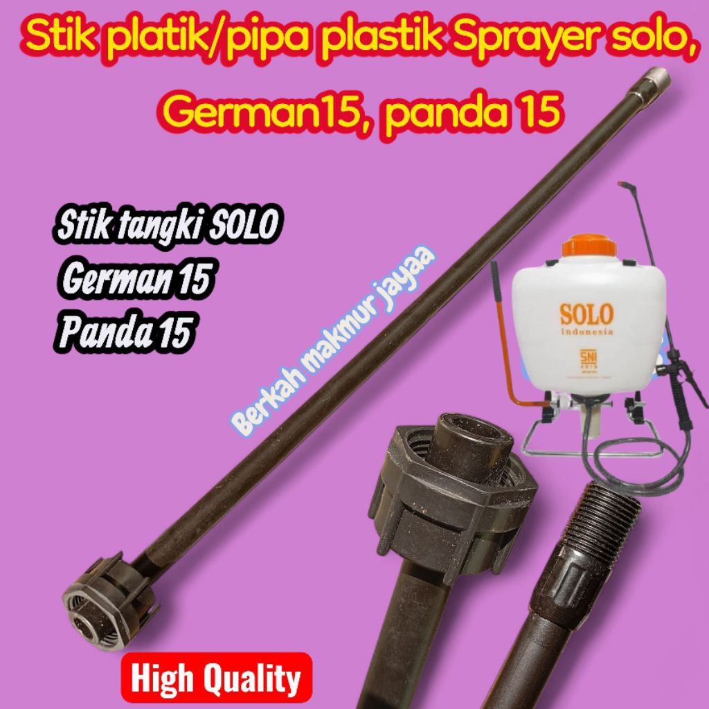 Stik platik/pipa plastik Sprayer SOLO, German15, panda 15 liter