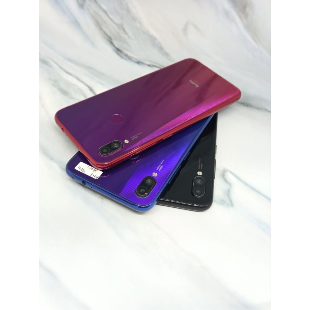 Redmi Note 7 Lavender - RAM 6/64GB - Second Original Bergaransi