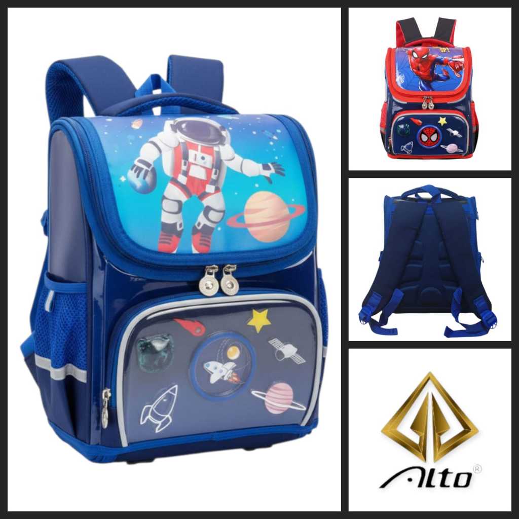 Tas Ransel Alto Tas Sekolah Anak TK Laki Laki/Cowok Tas Karakter