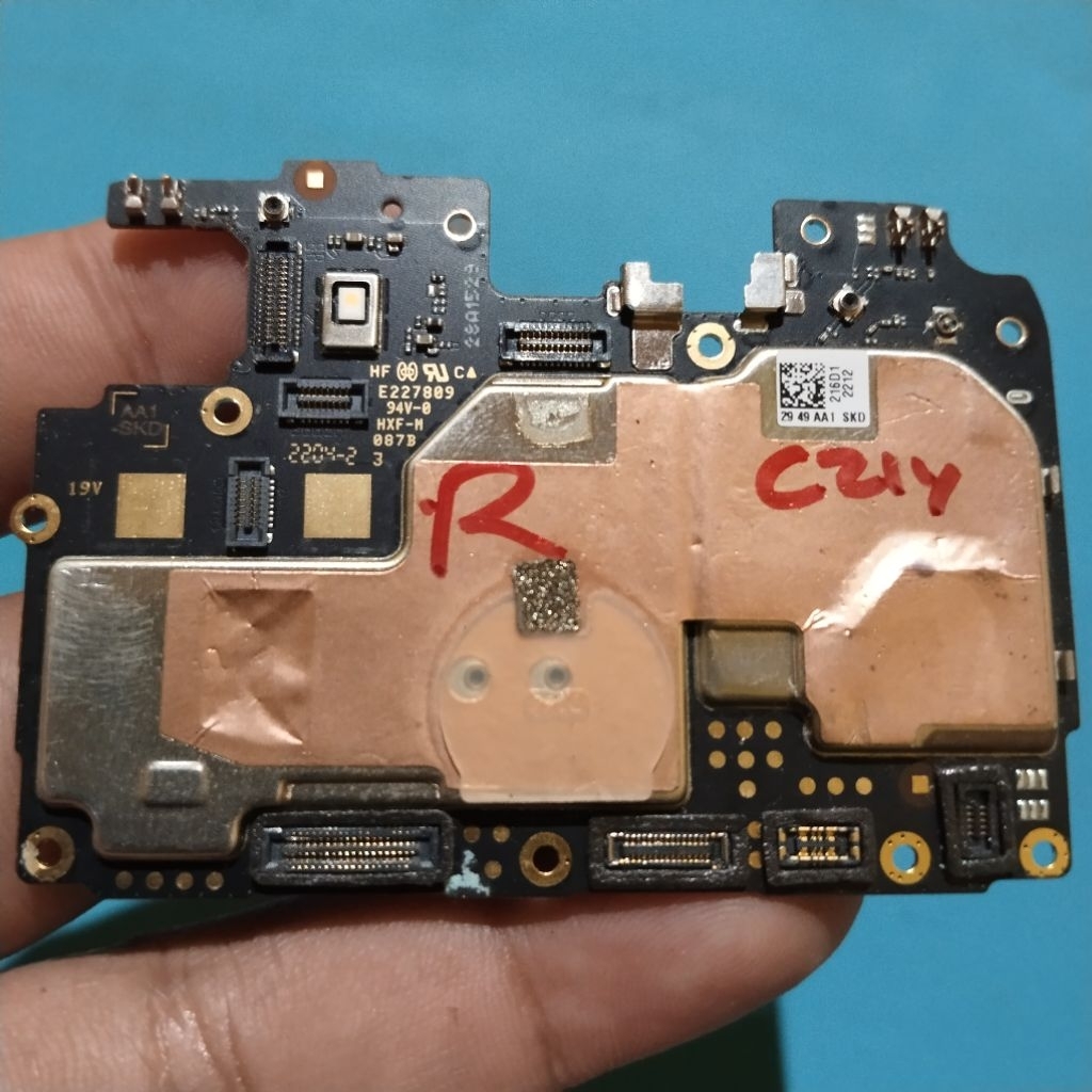 Mesin Realme C21Y Minus Restart Bahan Repair Teknisi