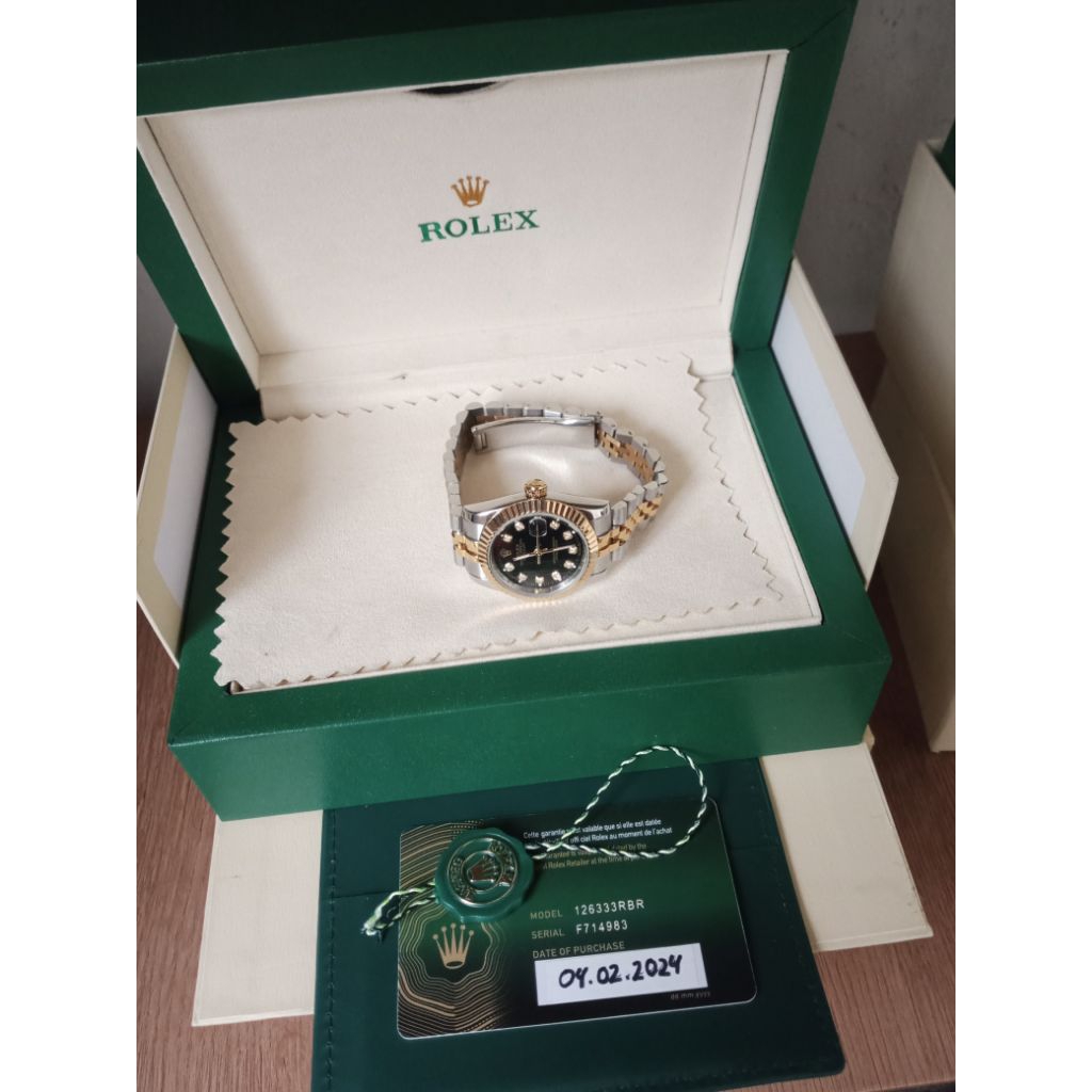 rolex datejust 36mm two-tone gold