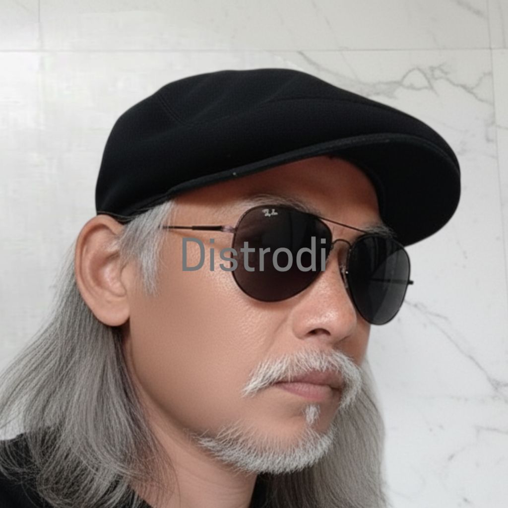 Topi Copet Topi Newsboy Hats Pria Dewasa Warna Hitam Polos Topi Newsboy Cap Pria Topi Apolo Pria / N