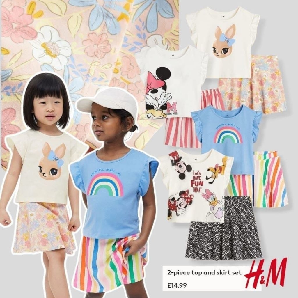 Atasan Kaos Anak Cewe H&M