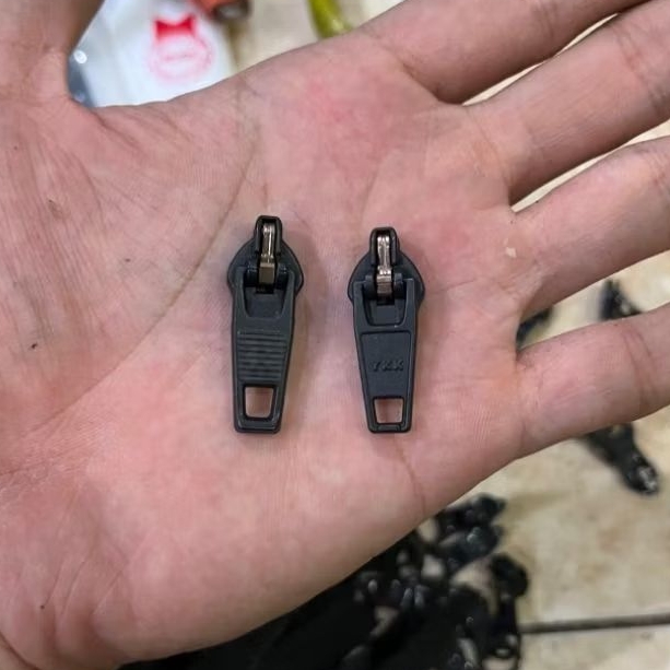 (1 Pcs) Kepala Resleting Coil Waterproof YKK No. 5 Warna Hitam
