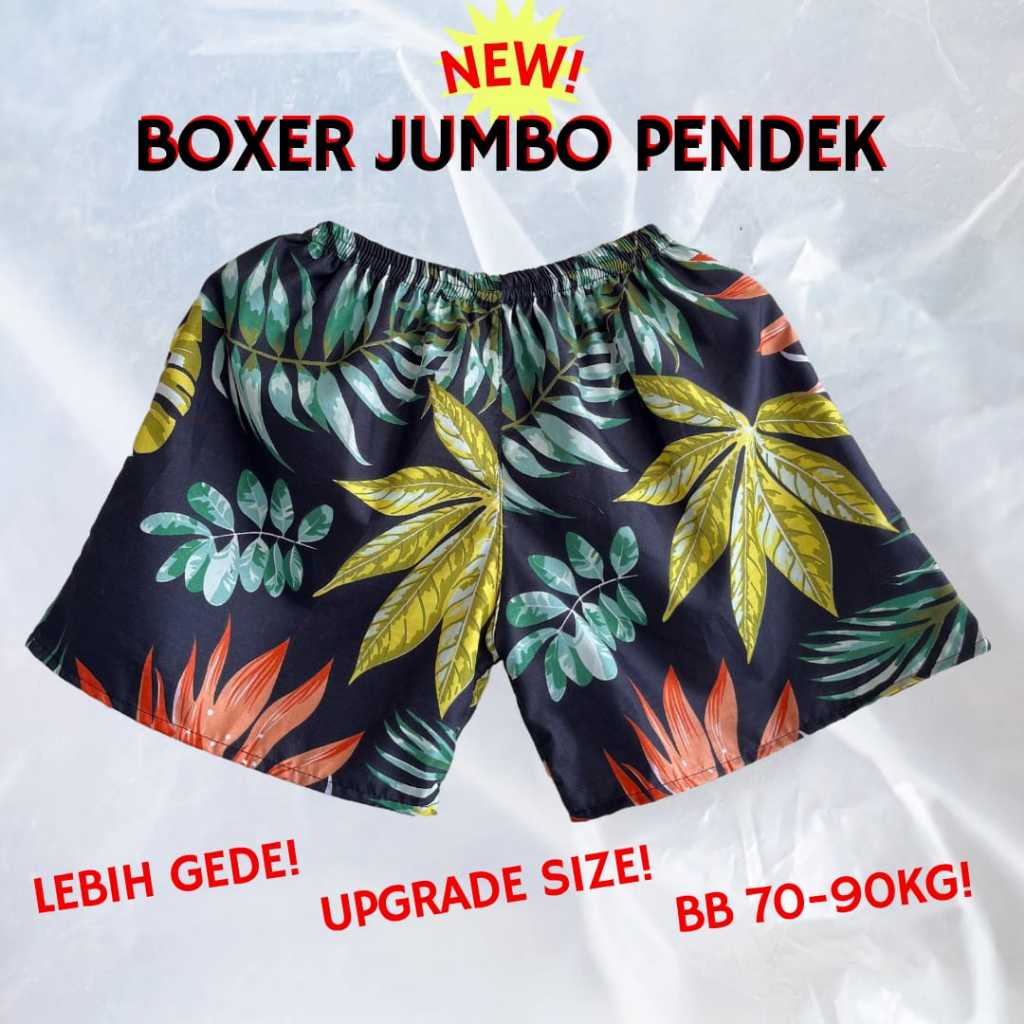 [JUMBO PENDEK] Celana Kolor Pendek Motif Best Seller Pria/Wanita  untuk bb 70-90 kg Bahan katun Prem