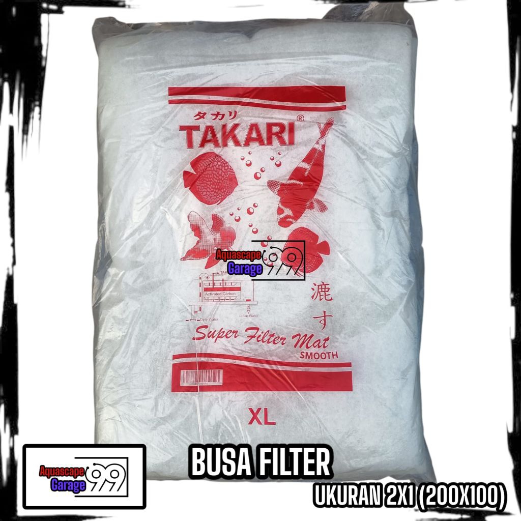 Busa takari 2 x 1 / busa filter / busa filter aquarium / busa filter kolam / busa filter kolam ikan 