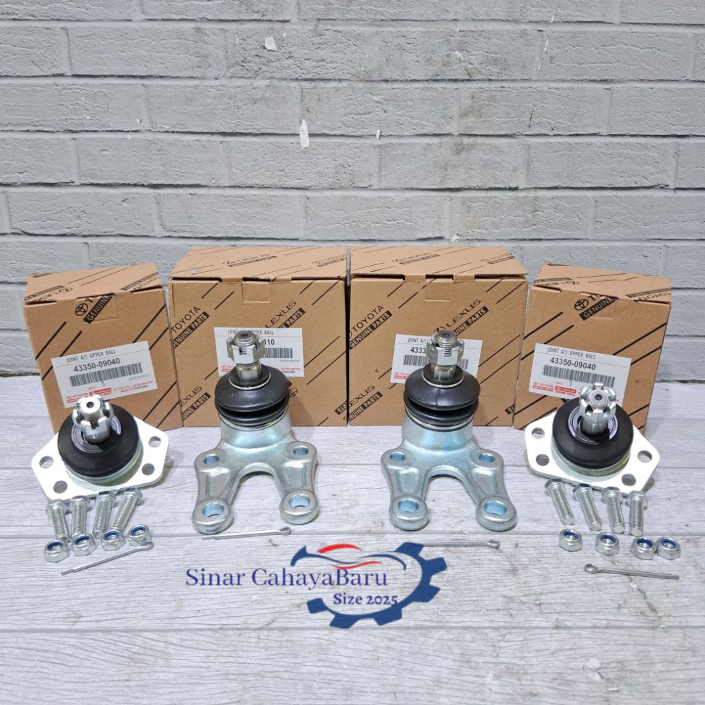 Paket Ball Joint Atas Bawah Upper Arm Low Arm Toyota Kijang 5K 7K Krista LGX Original 4Pc