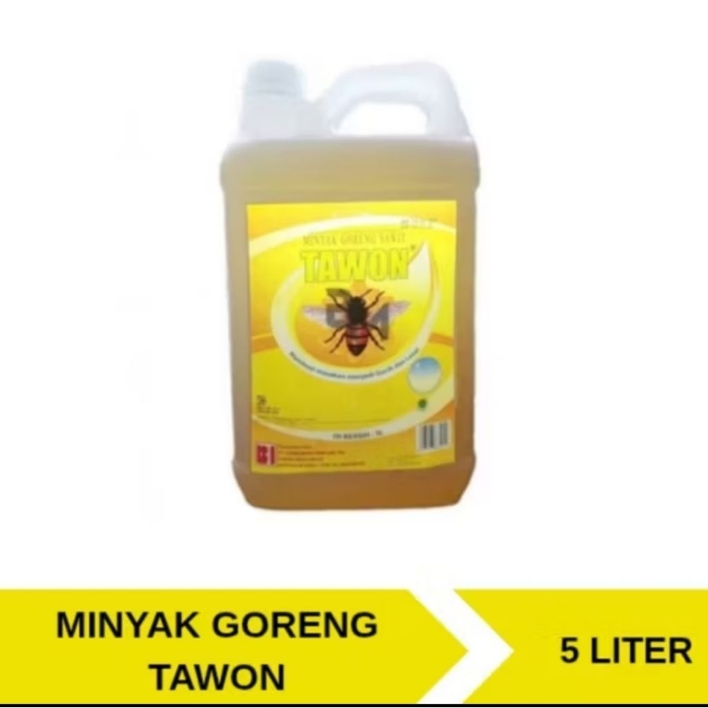 Minyak Goreng Tawon 5liter (1dus isi 4)