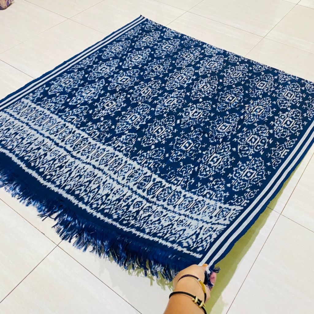 Kain Tenun blanket halusan pelangi kode A85