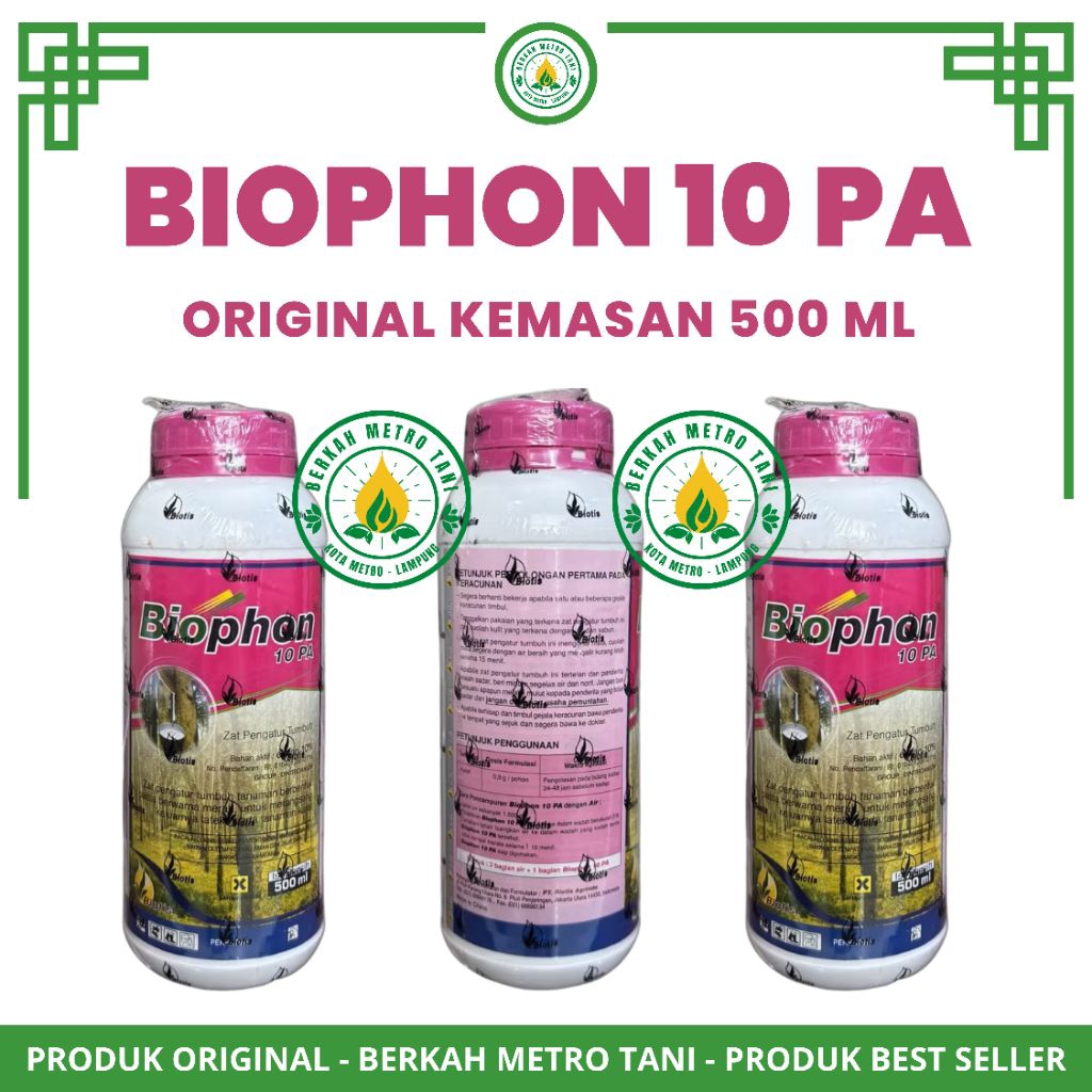Zat Pengatur Tumbuh (ZPT) Biophon 10 PA Kemasan 500 Ml Original