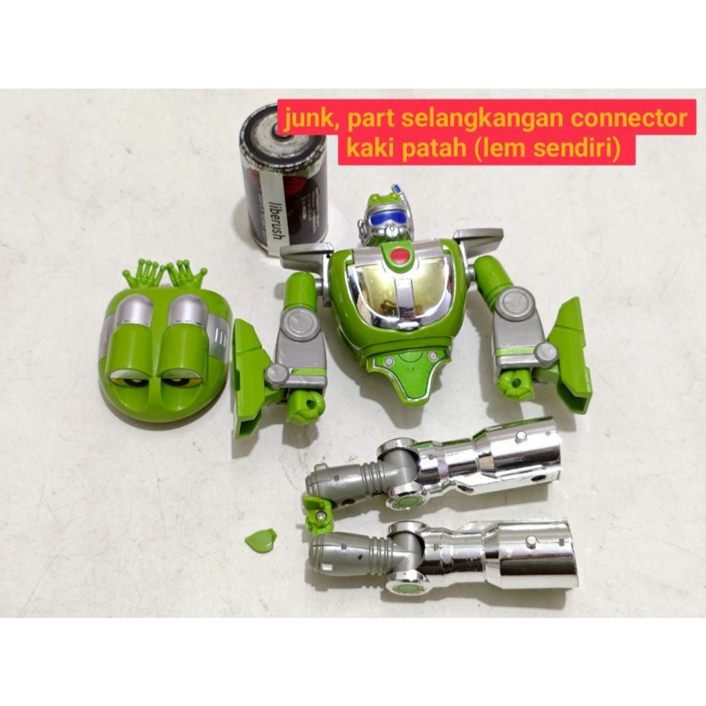 Junk patah dx bandai kabutack robotack gerotan frog  tetsuwan tantei robotaku kabutaku detective act