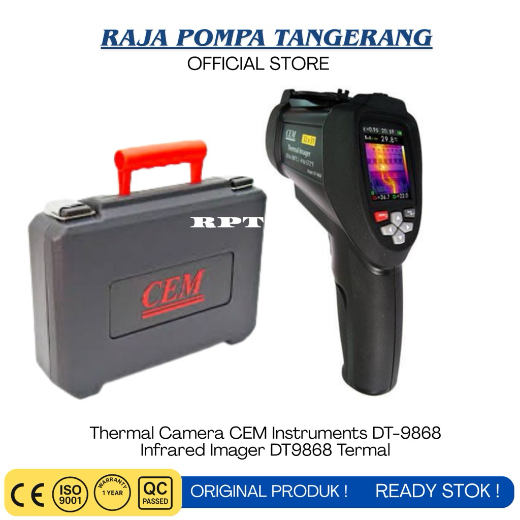 Thermal Camera CEM Instruments DT-9868 Infrared Imager Thermometer DT9868 Instrument Termal DT 9868