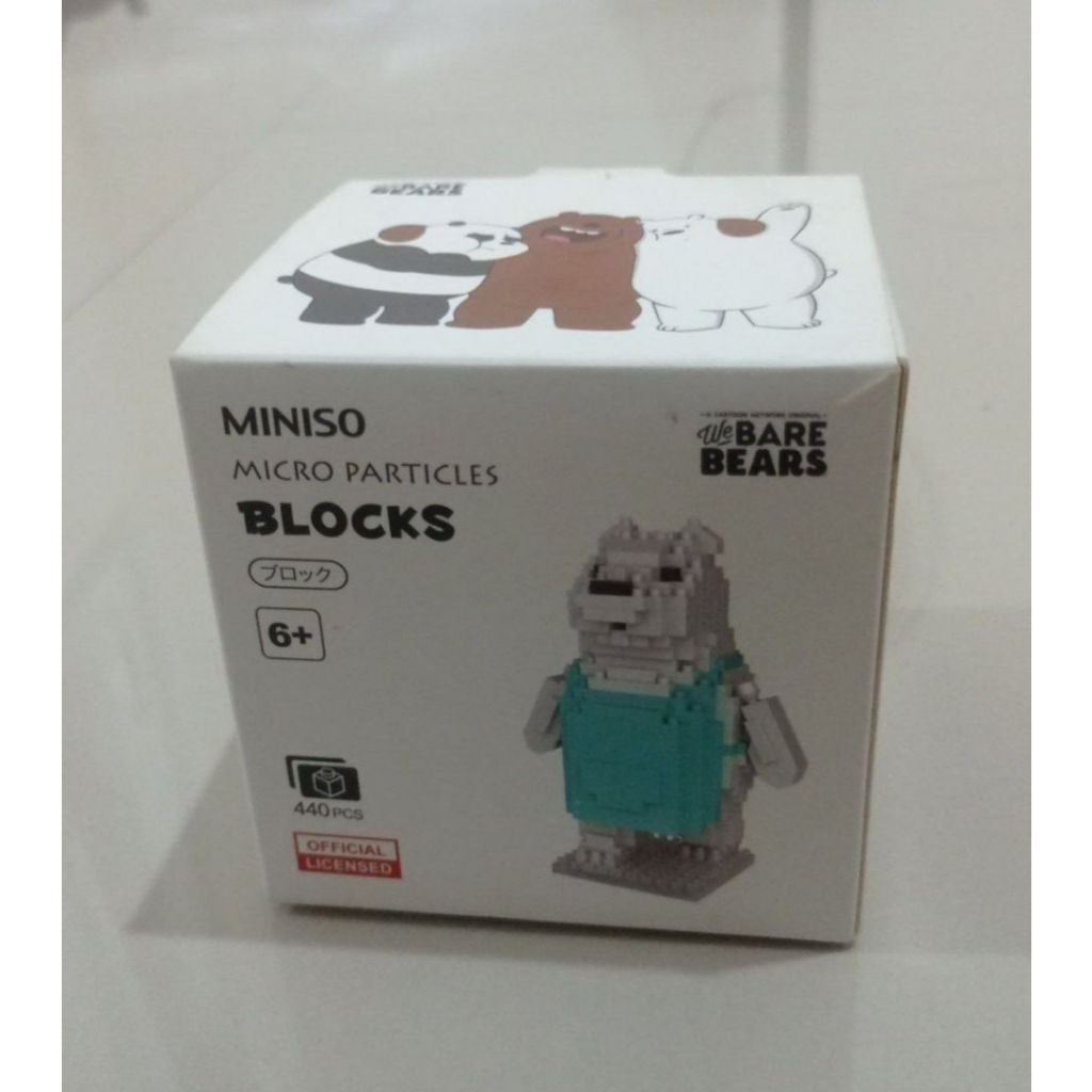 bricks lego miniso we bare bears