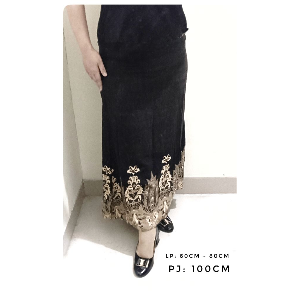 Rok Panjang Batik Pinggang Karet