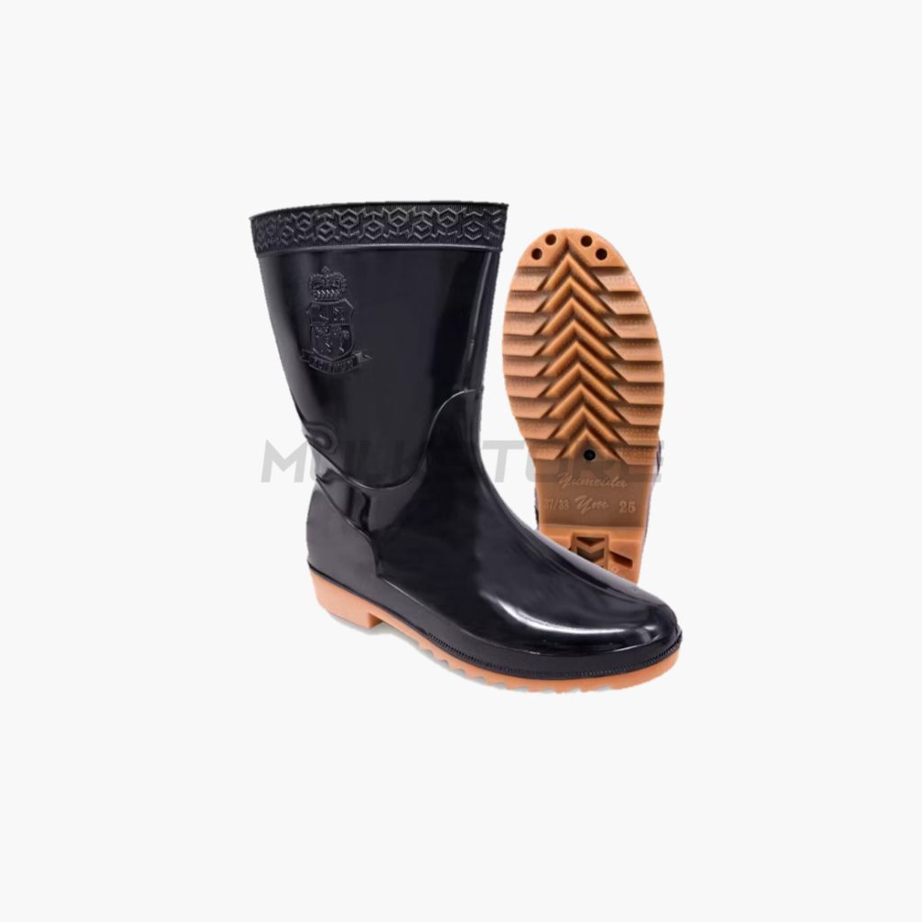 Sepatu Boots Karet Pendek Sepatu Boots Hujan Boots Wanita Dan Pria Anti Air Boots Yumeida