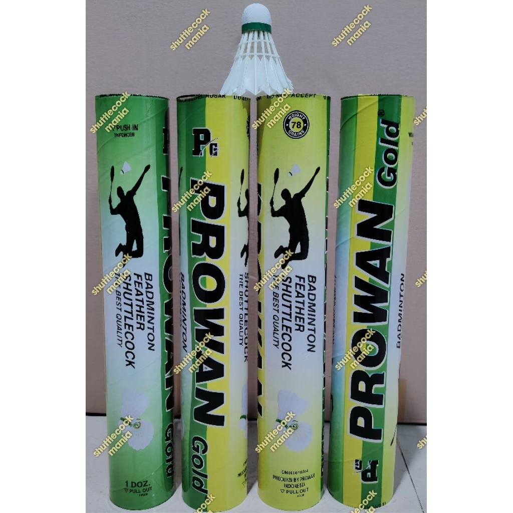 shuttlecock  kok badminton prowan gold